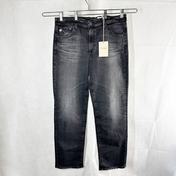 AG Adriano Goldschmied Saige High Rise Straight Jeans 10 Years Boundary - Picture 1 of 15